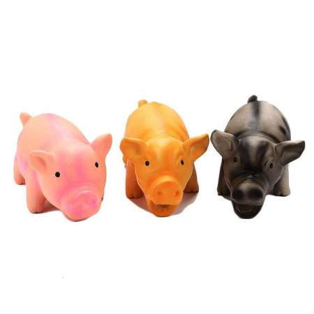 Latex Cute Micro Mini Pig Toy Oinking Pig Squeaky Toy